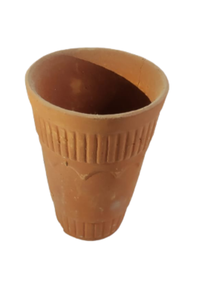 Plain Brown Terracotta Tea Cup, For Home, Capacity: 150 ml