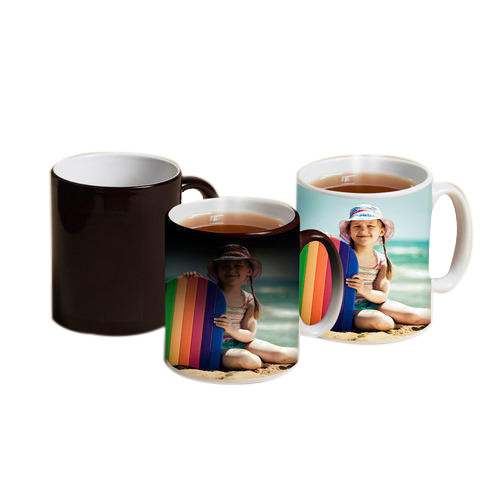 Printed Color Changing Mug, Size/Dimension: Standard, Size: Available In Various Size