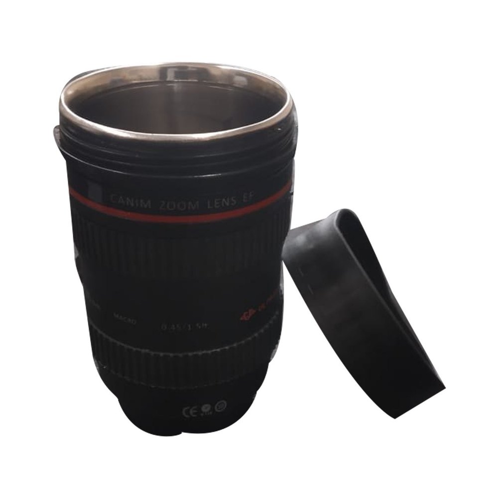 Plastic Round(head) Camera Lens Coffee Mug, Capacity: 400ml, Size: 16 X 8 X 8 cm