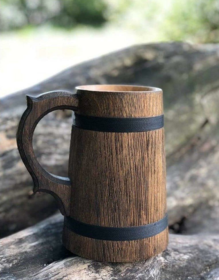 Beer Wooden mug