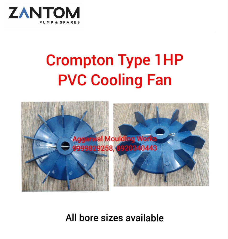 150mm Polypropylene Crompton Motor Cooling Fan, For Domestic, 440Volts