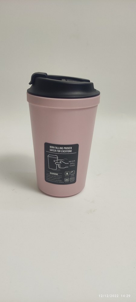 White Plain Idea Cafe Suction Mug, For Home, Capacity: 500 ml