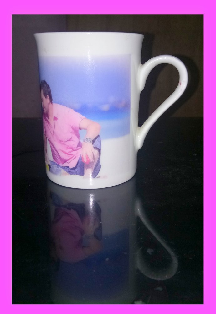Cream Corporate Ceramic Porcelain Mug , Size: 250mL