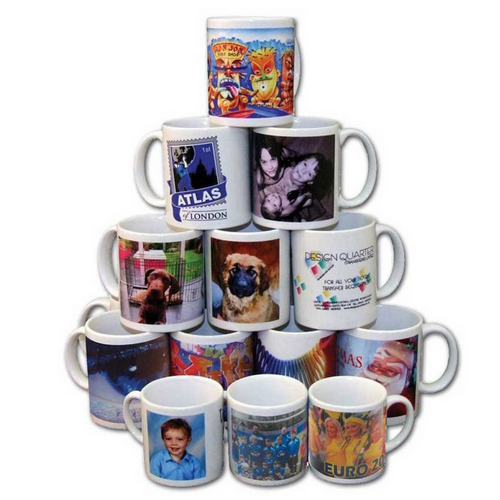 Printed Sublimation Photo Mug, Capacity: 250 Ml