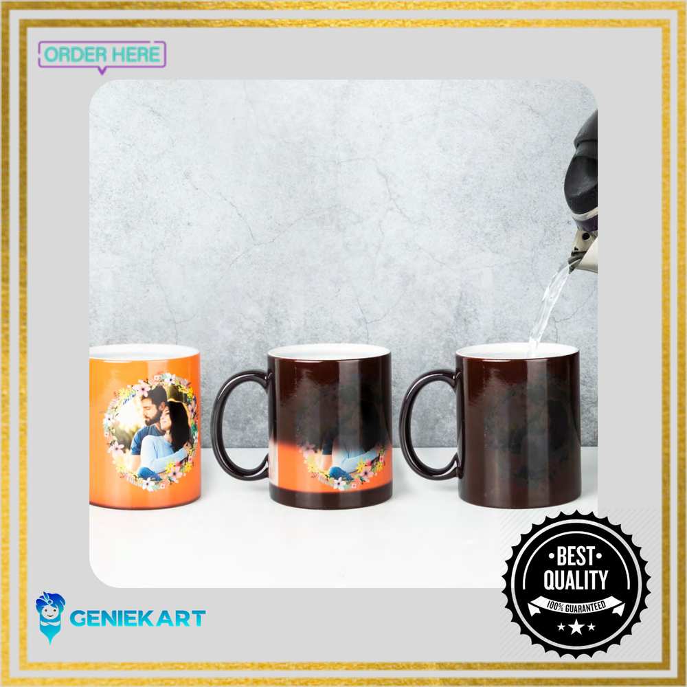 Printed Magic Mug, For Gifting