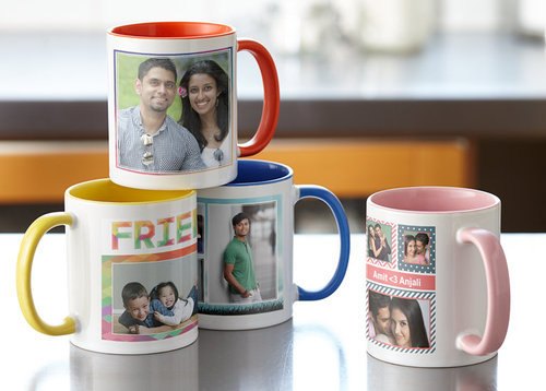 Ceramic Printed Sublimation Photo Mug, For Gifting, Capacity: 150 Ml