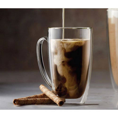 Transparent 200 ML Double Wall Coffee Glass Mug