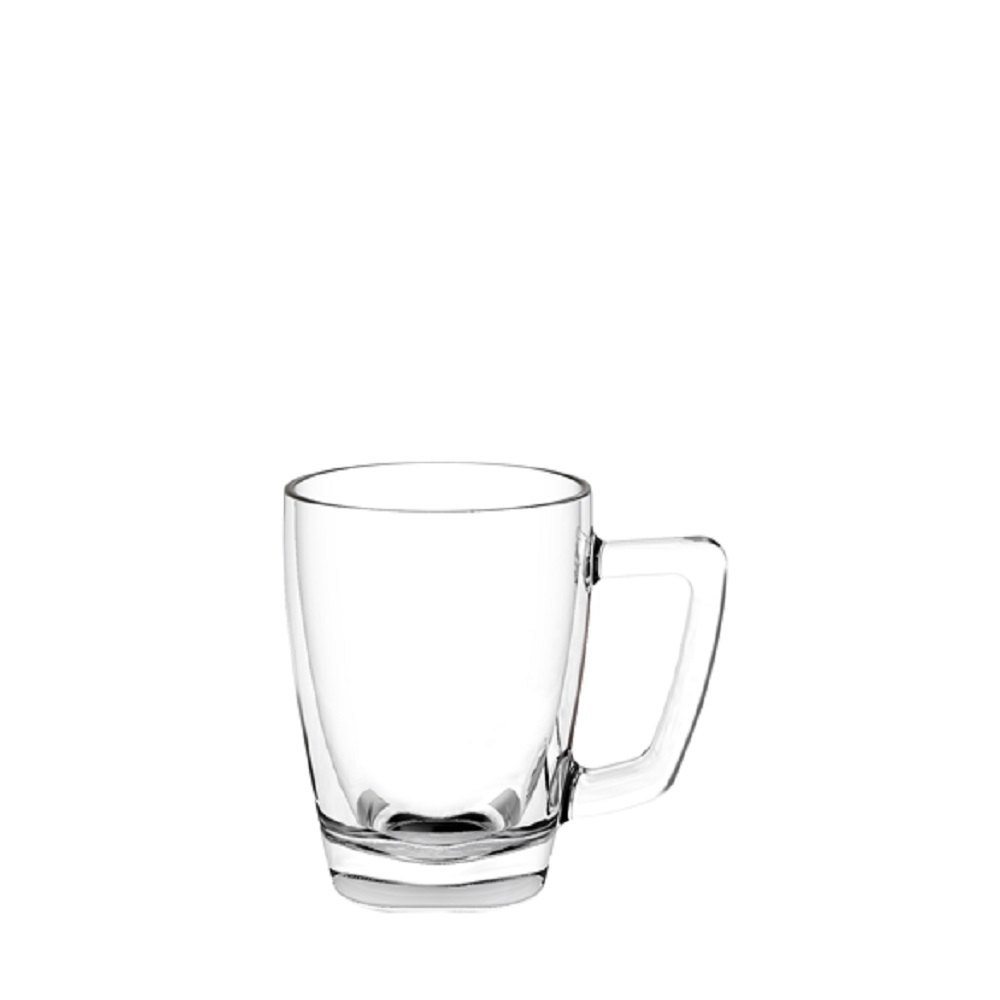Transparent 320ml Ocean Rio Glass Coffee Mug, Packaging Type: Box