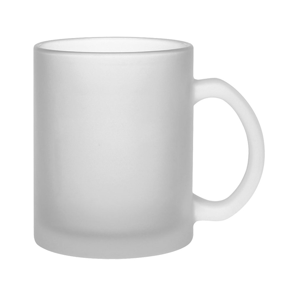 Ice Frosted Glass Coffee Mug, 300 ml, Size/Dimension: Large