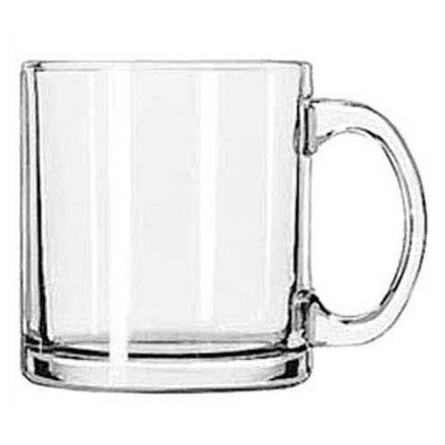 UVAJ Glass Coffee Mug, Size: 9 cm (height), for Home