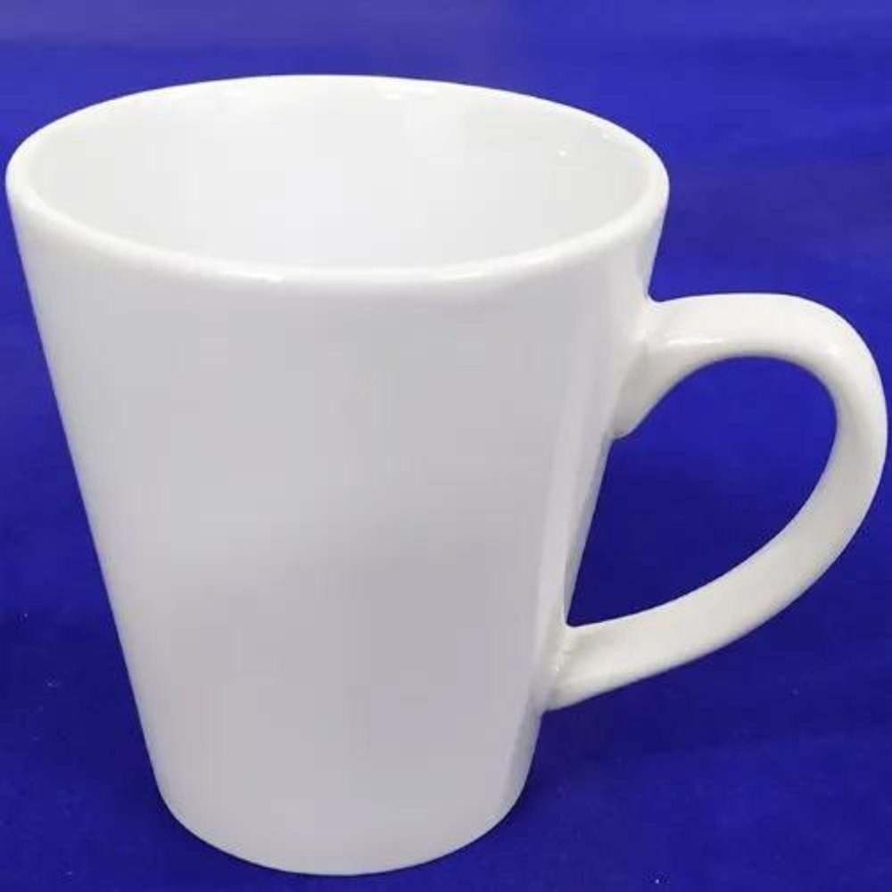 Ambition Gifts Ceramic Sublimation Conical Mug, Capacity: 250-300 ml, Size: 12oz