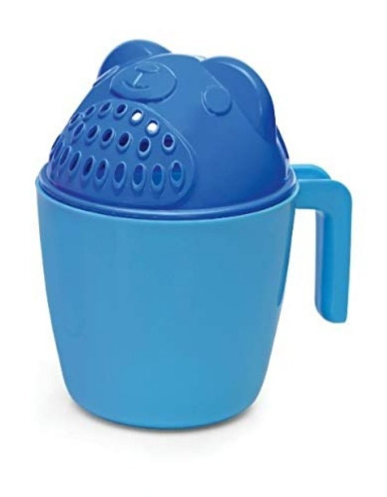 Plain Blue Plastic Baby Mug, Capacity: 100ml, Size/Dimension: 6inch