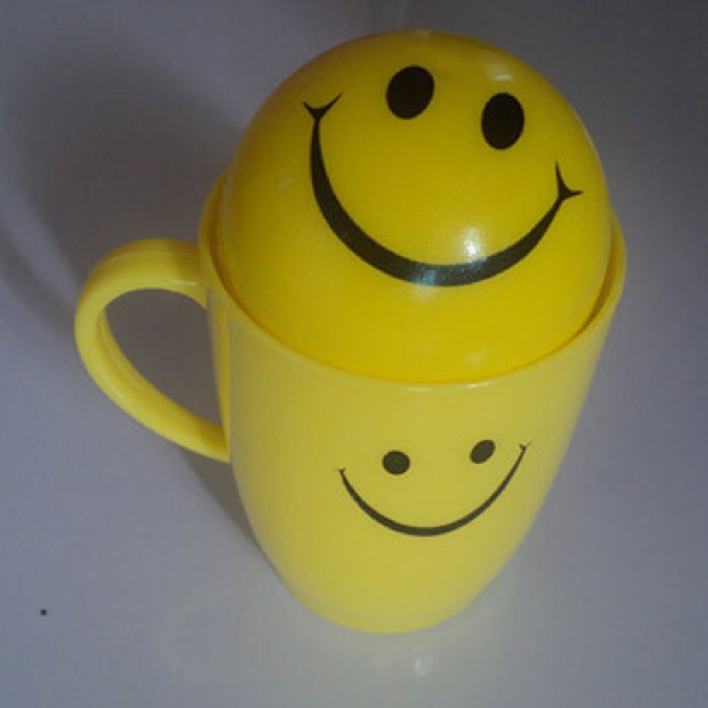 Printed Yellow Baby Plastic Mug, Capacity: 125ml, Size/Dimension: 5inch