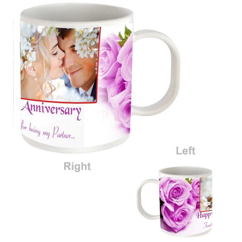 White Printed Designer Polymer Mug, for Gifting, Capacity: 11oz (325 Ml)
