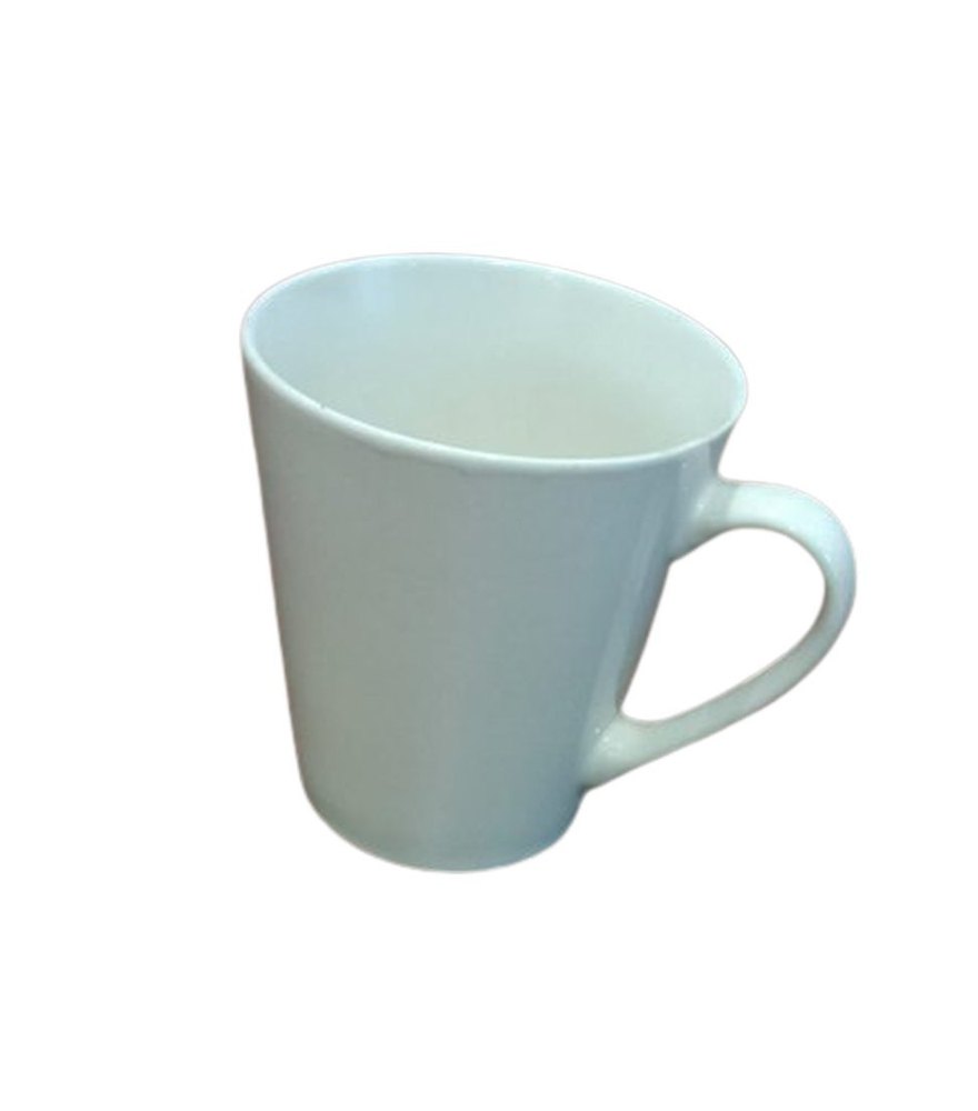 White Stoneware Coffee Mug, For Home, Capacity: 150 Ml