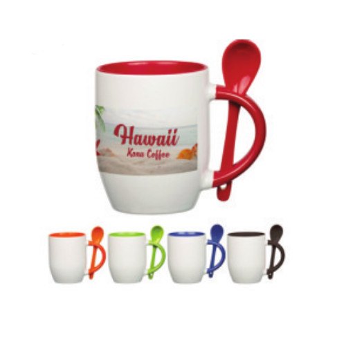 Ceramic Spoon Mugs, Packaging Type: Box, Capacity: 355 Ml