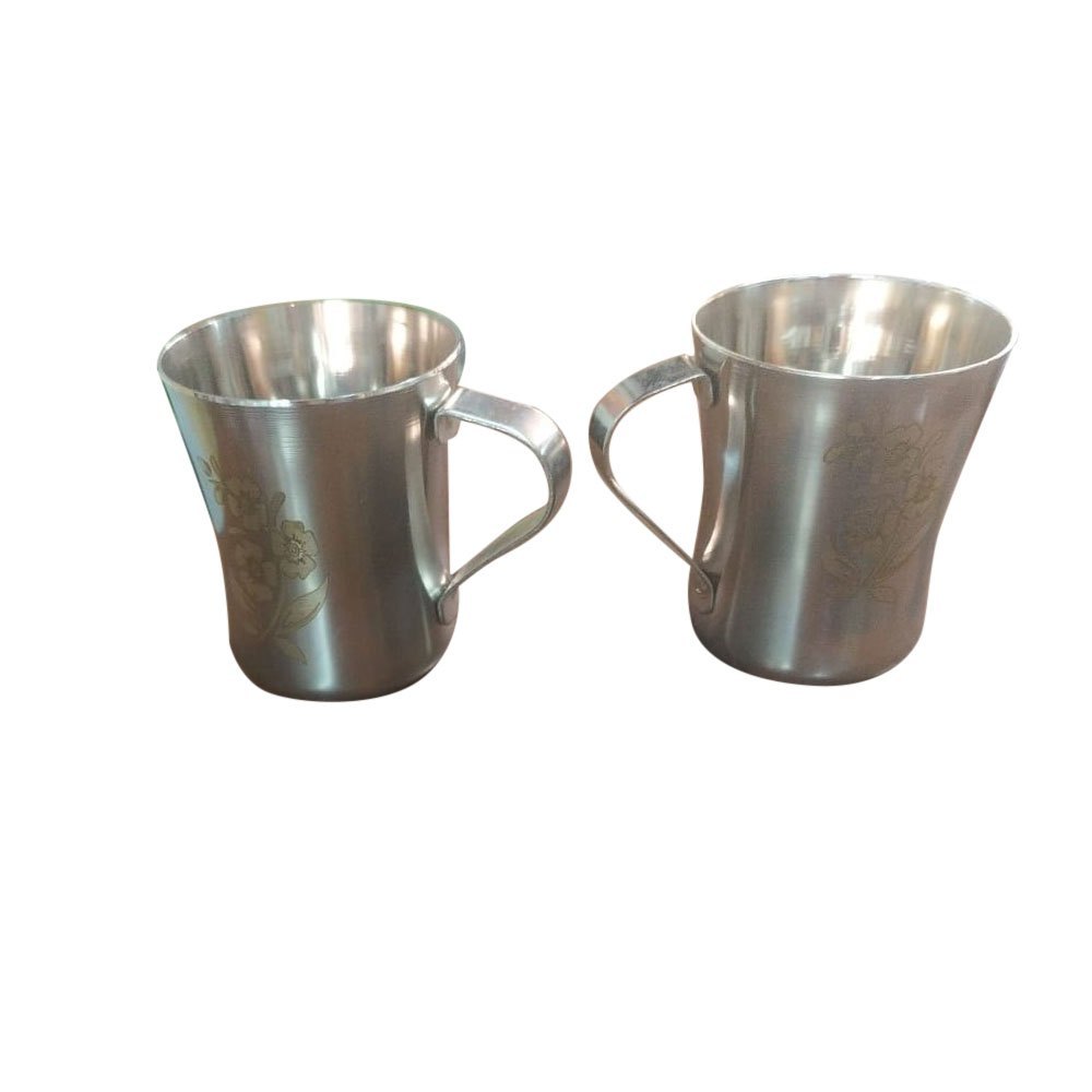 Plain Stainless Steel Tea Mug Set, For Home