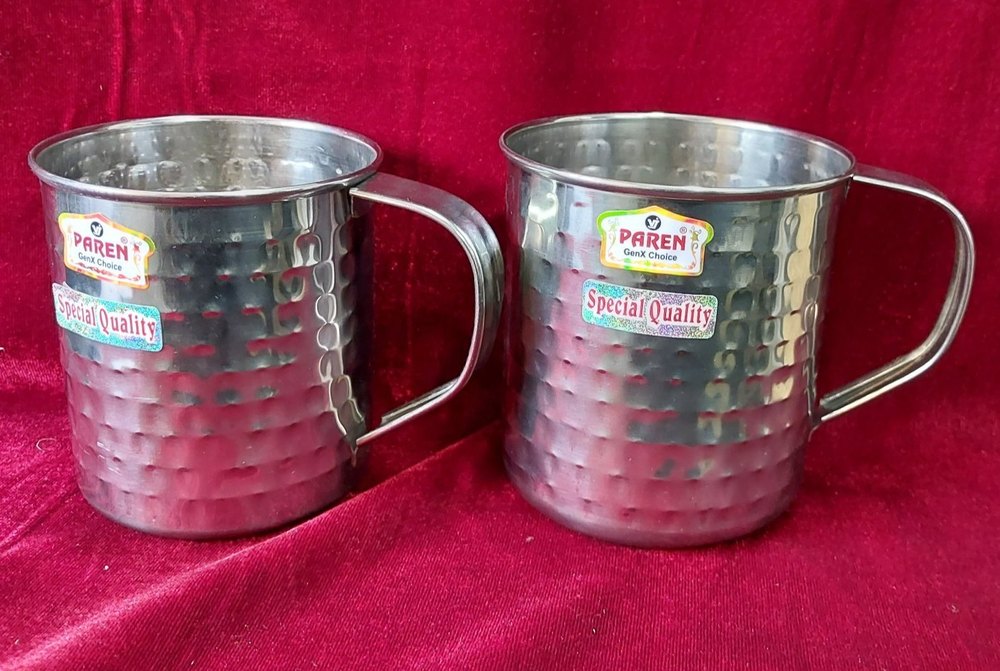 Round Stainless Steel Water Mug, For Home