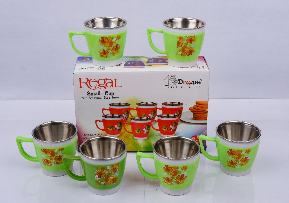 Regal Small Tea And Coffee Mug With Inner Stainless Steel