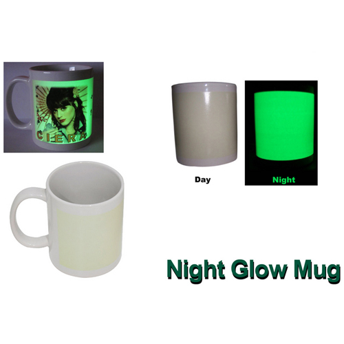 Ceramic Night Glow Printed Mug, Packaging: Box