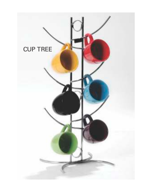 Black Round Cup Tree