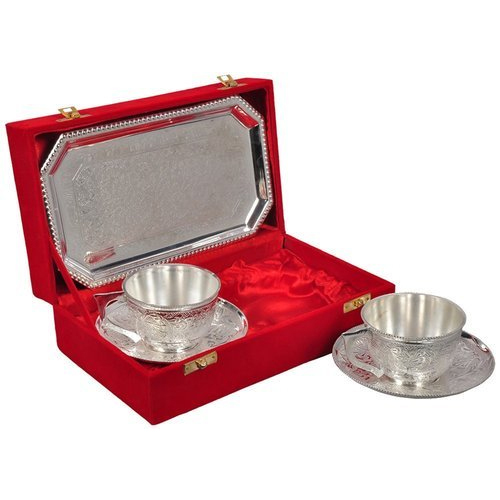 Silver Ss Designer Tea Gift Set