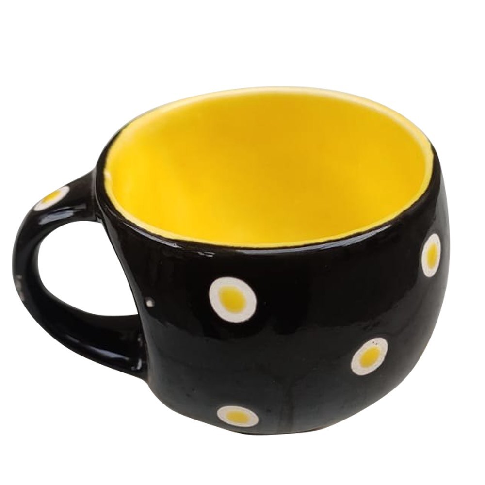Printed Stoneware Tea Cup Set