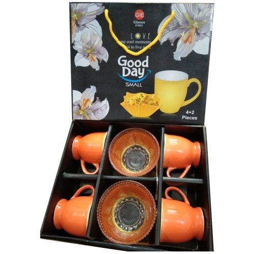 Orange Good Day Small Cup Set, Size: 30ml