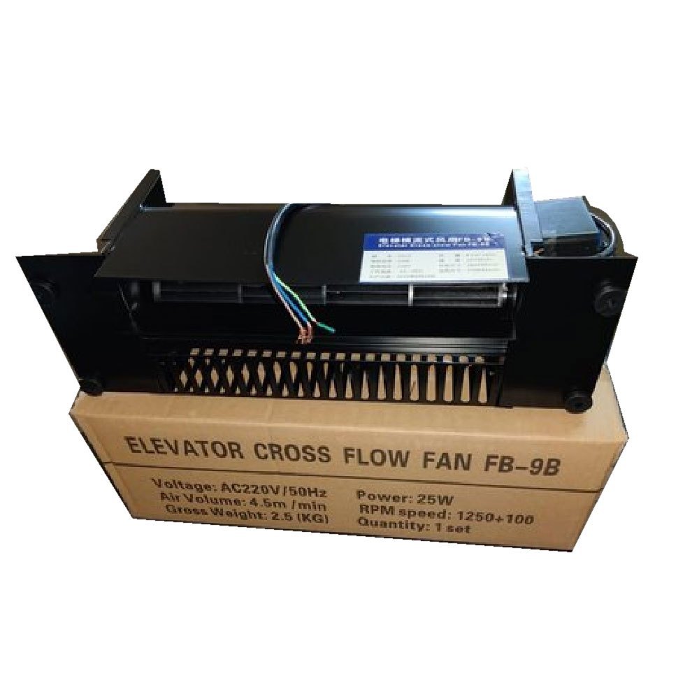 25 Watt Elevator Cross Flow Fan, Model Name/Number: FB-9B, 230 V