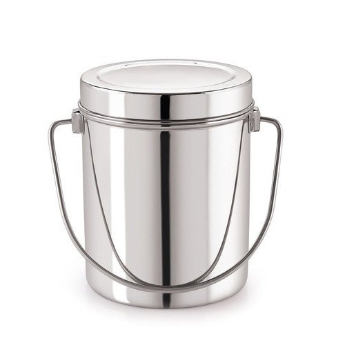 Plain Stainless Steel Milk Pot, Capacity: 1 Kg To 15 Kg Approx, Size: 7x28 Inch