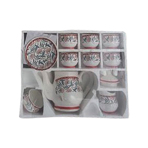Multicolor Bone China Tea Set, for Office