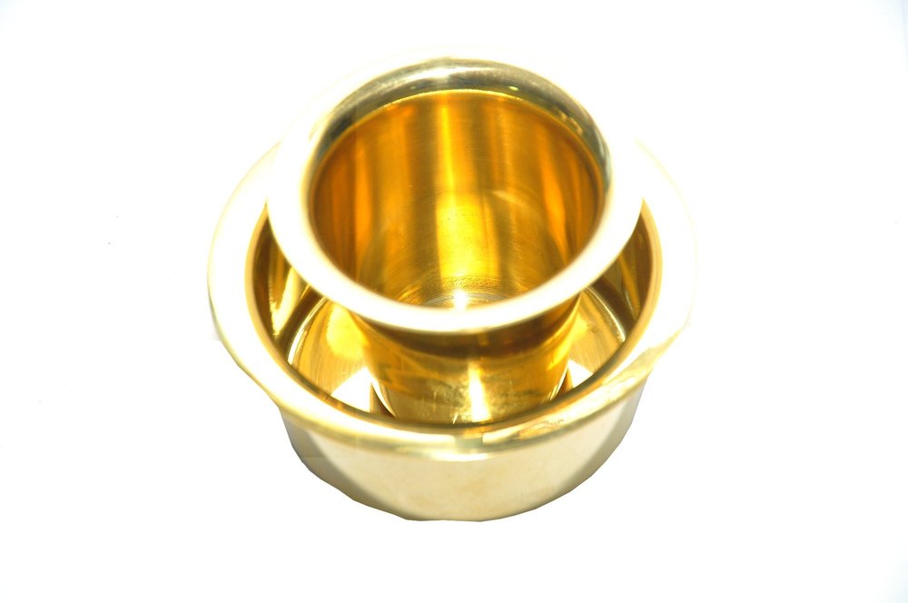 Plain South Indian Brass Davara Set