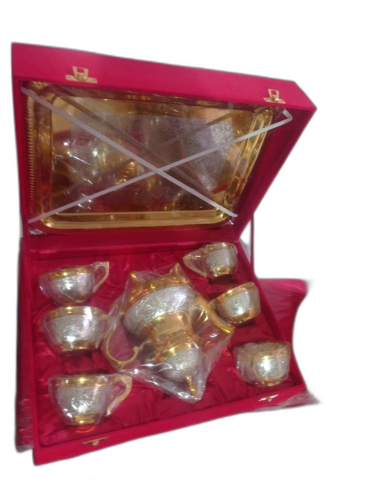 Brass Tea Pot Set