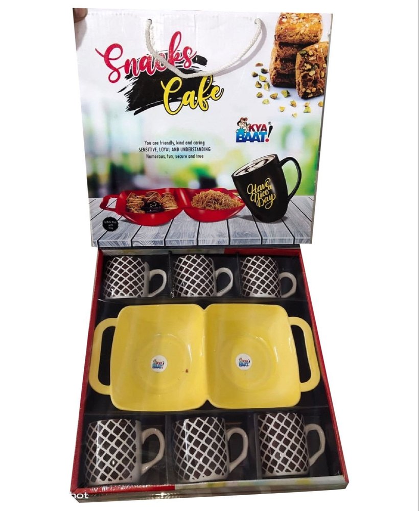 Black Melamine Tea Set, Size: 150ml