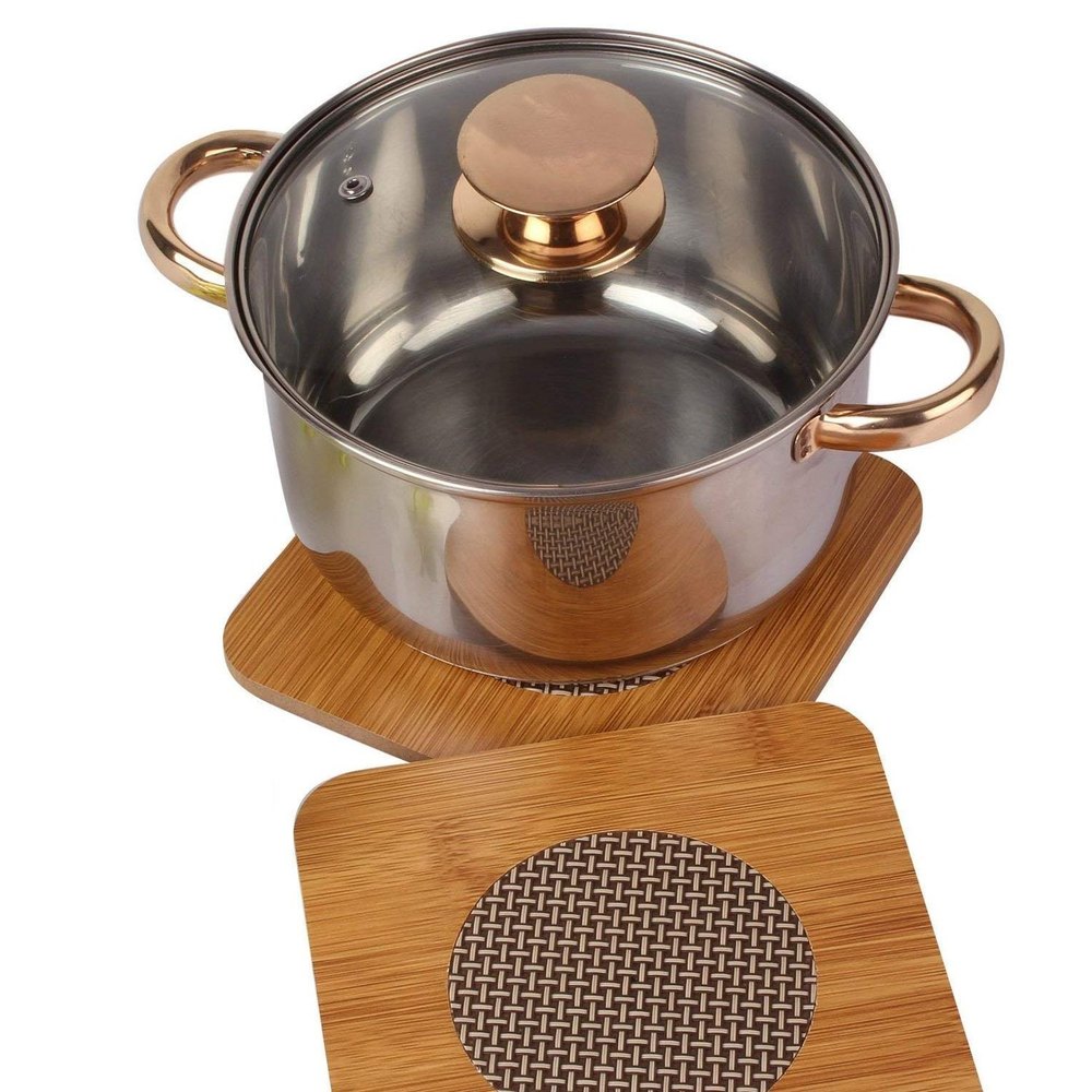 Alpyog Marketing Tea Pan Holder Square Pot Mat (1 Pcs), Capacity: 250, Size: Medium