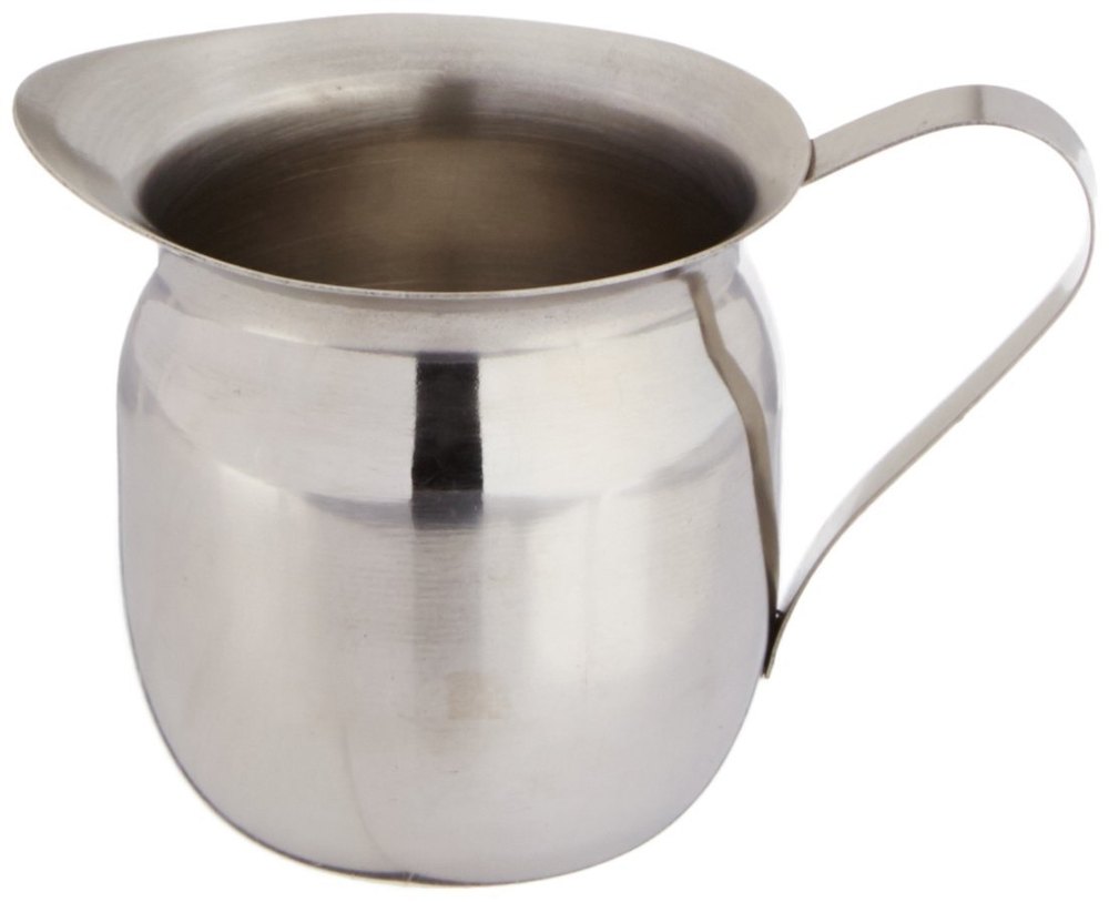 Silver Plain Stainless Steel Bell Creamer, For Home, Size: 3, 4 And 5inch