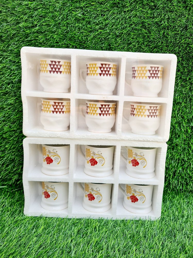 White Ceramic Tea cup set