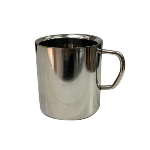 Polished Stainless Steel Coffee Cup, For Home, Capacity: 200 Ml