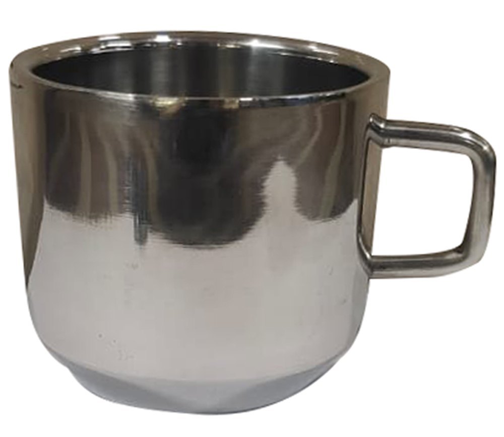 Mirror Polished 30ml Stainless Steel Coffee Cup, For Home, Grade: SS304