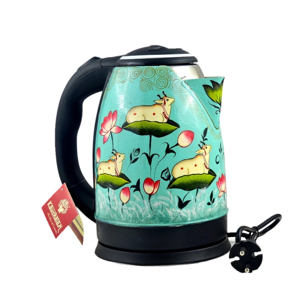 Hand Painted electric tea Kettle, Capacity: 2 Litre