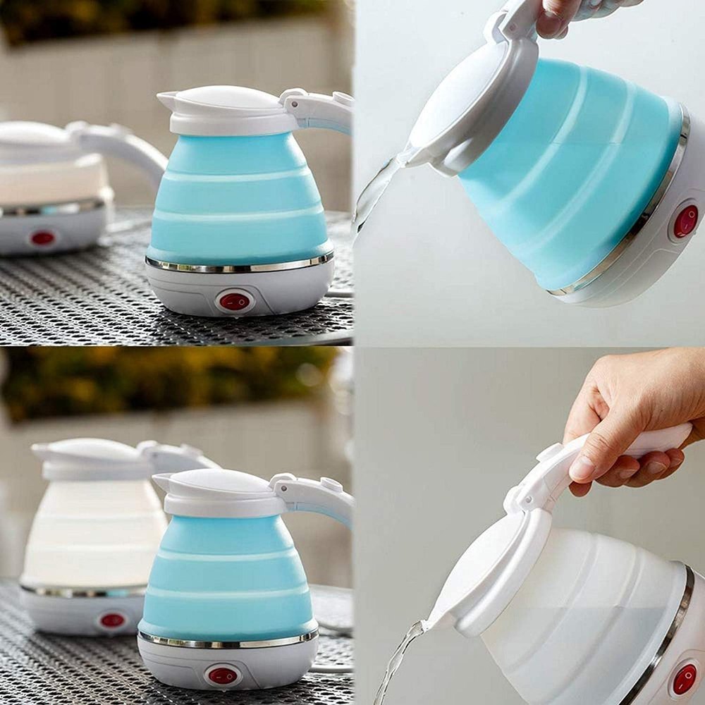 Silicone and Stainless Steel Electric Kettle