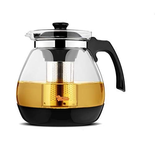 Sajani Heat-Resistant Glass Filter Teapot for Home
