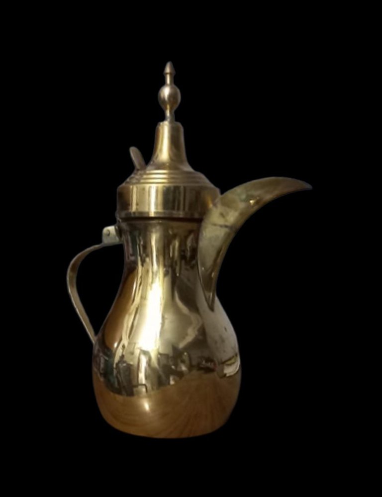 Golden Modern Brass Arabic Tea Pot, For Home