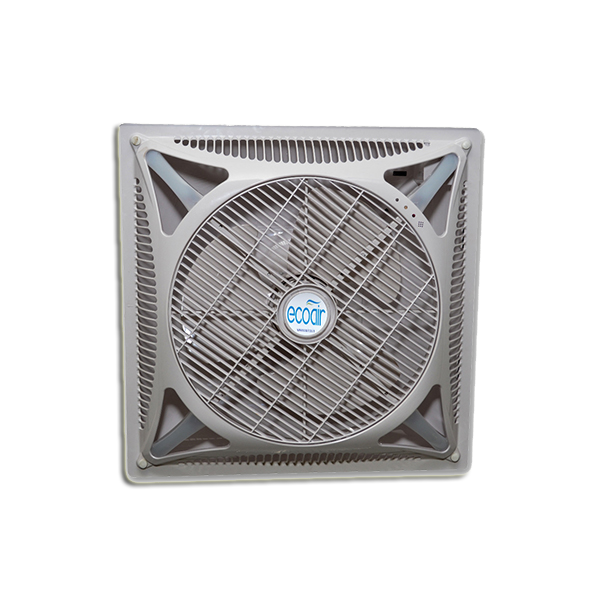 Ecoair White Grid Ceiling Fan, Power: Less Than 25w