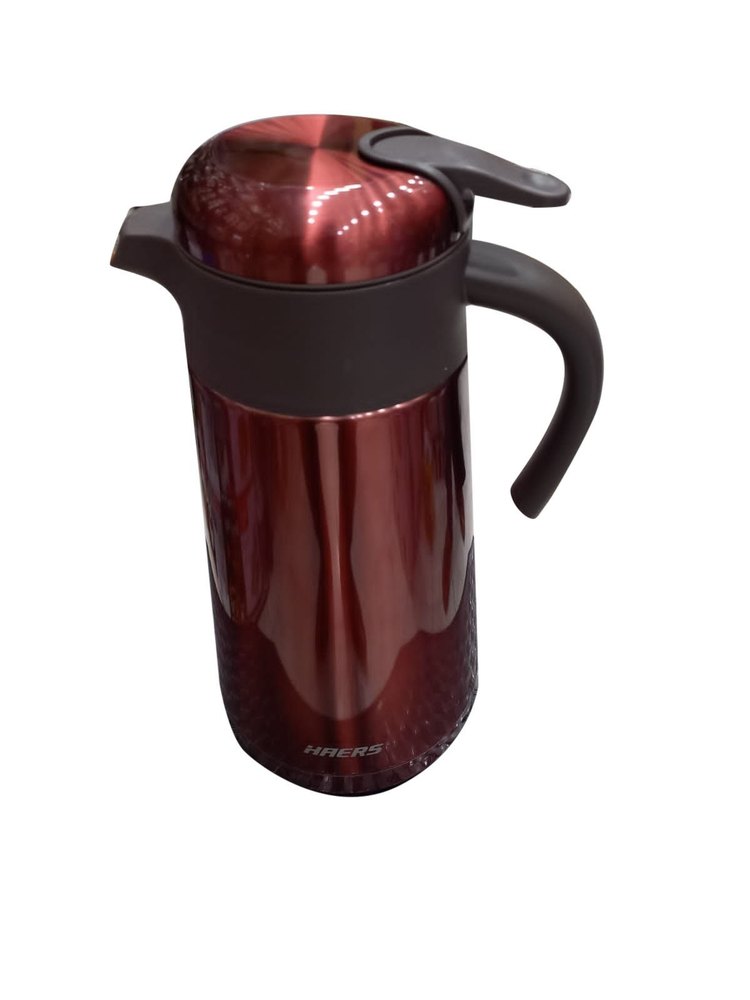 Maroon Stainless Steel Coffee Pot, For Office