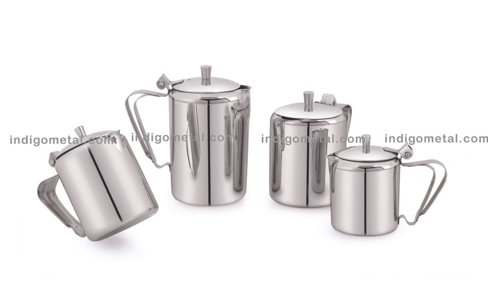 Silver COFFEE POT - STAINLESS STEEL, For COMMERCIAL USE