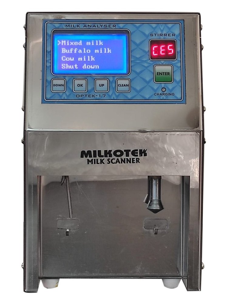 Stainless Steel OPTEK17 Milk Scanner, 3.2 kg, 0.1