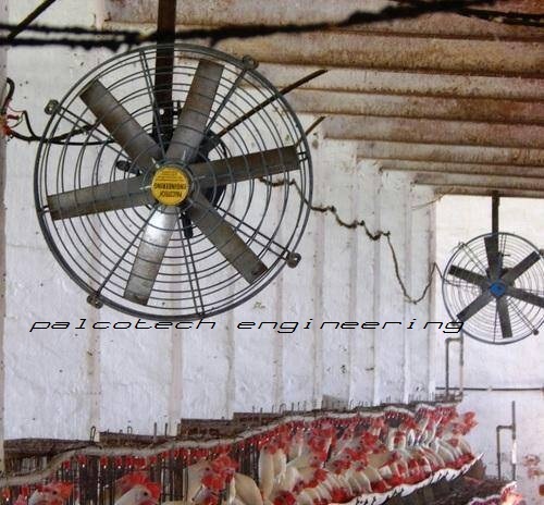 Electric Poultry Farm Air Circulation Fan, Impeller Size: 700 mm
