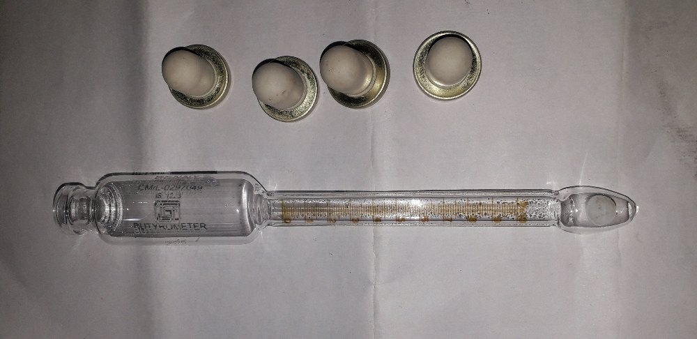 Borosilicate glass Milk Butyrometers, For Dairy