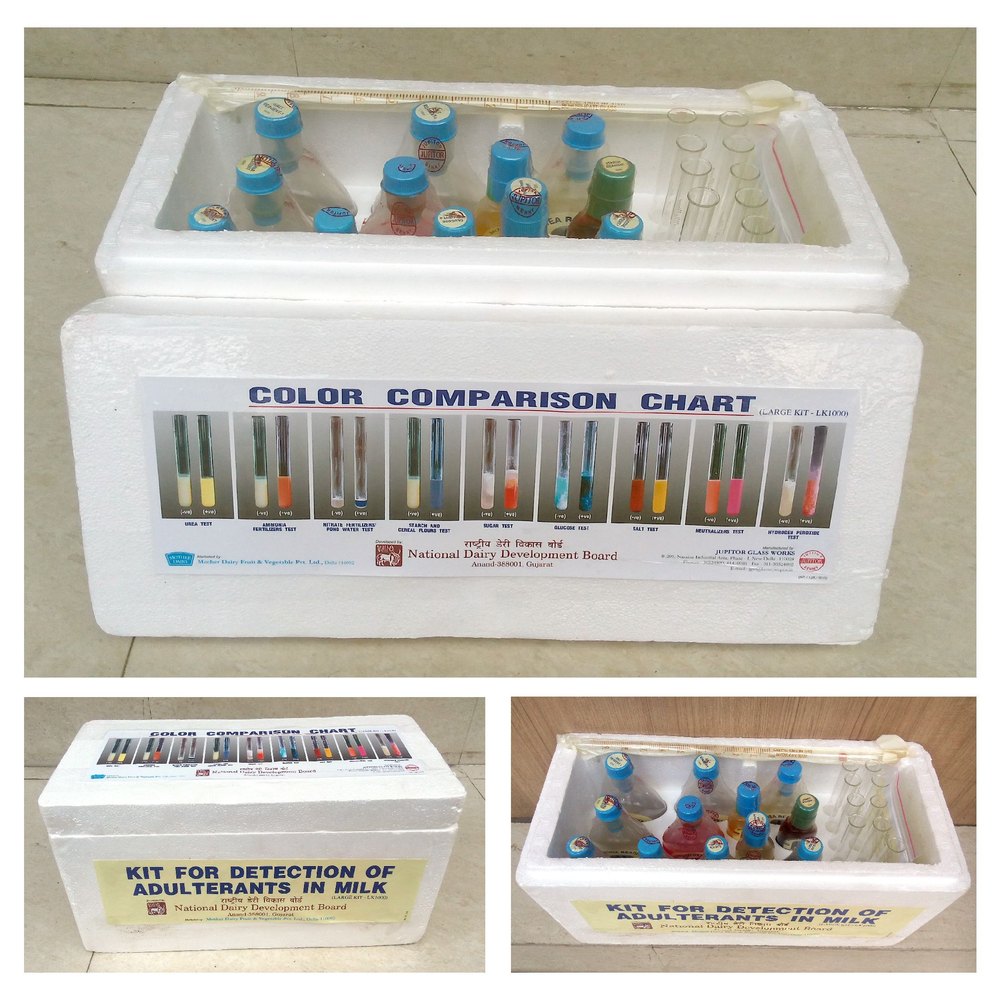 Contents Kit For Detection Of Adulterants In Milk ( Large k It)
